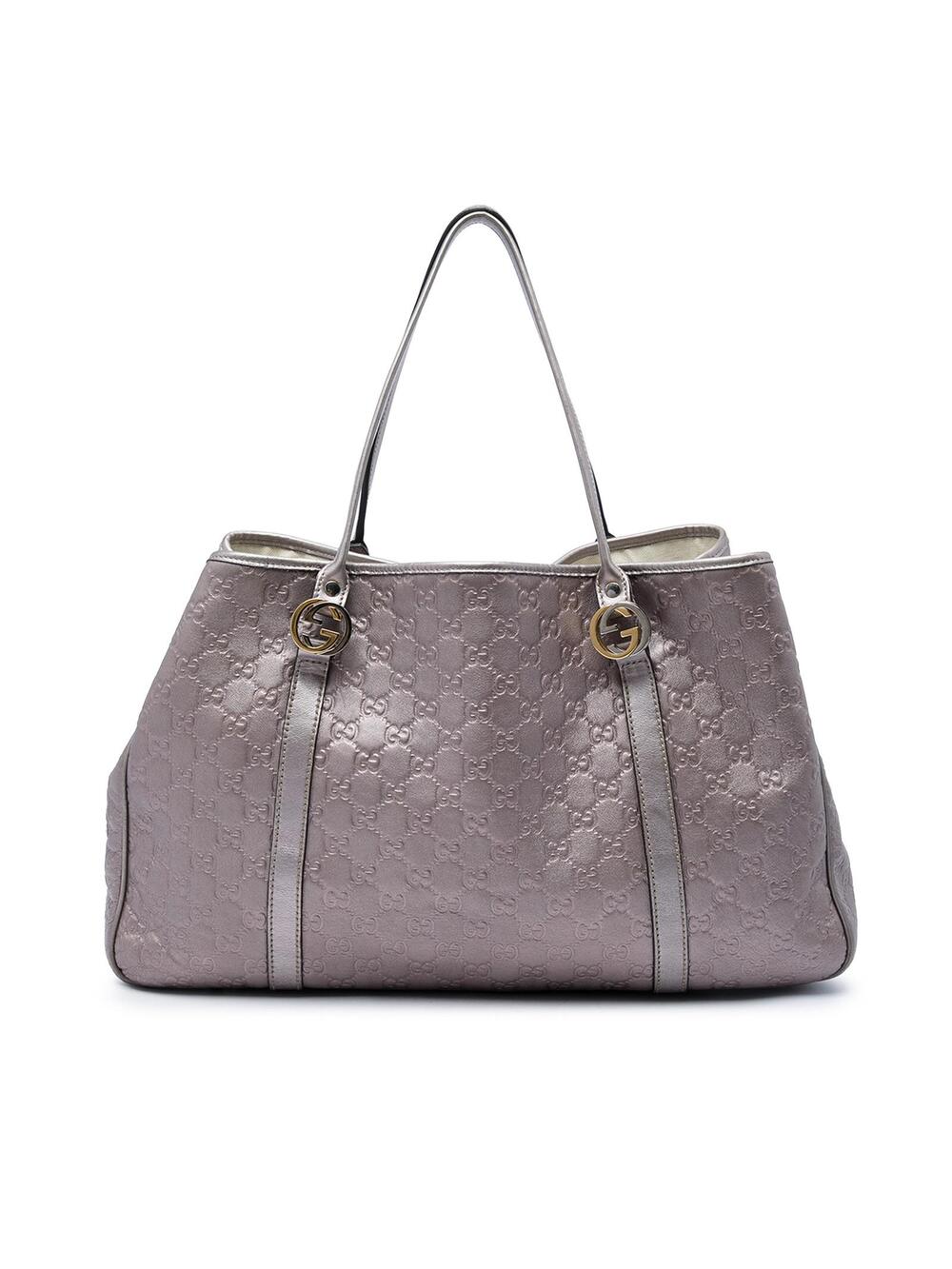 Gucci Large Metallic Ssima Twins Tote #349445G54B